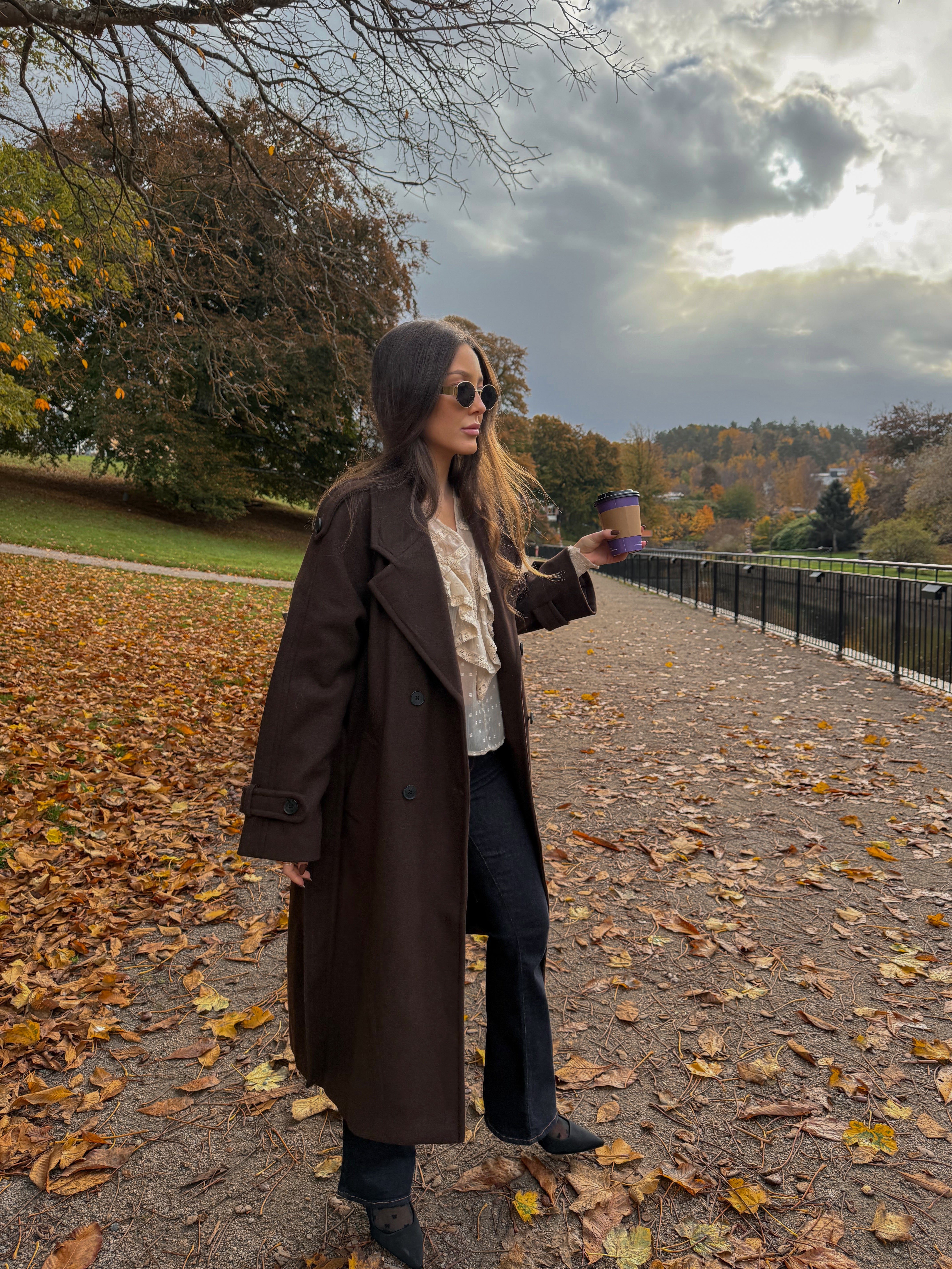 ONLDEAR-TRILLION Coat - Brun